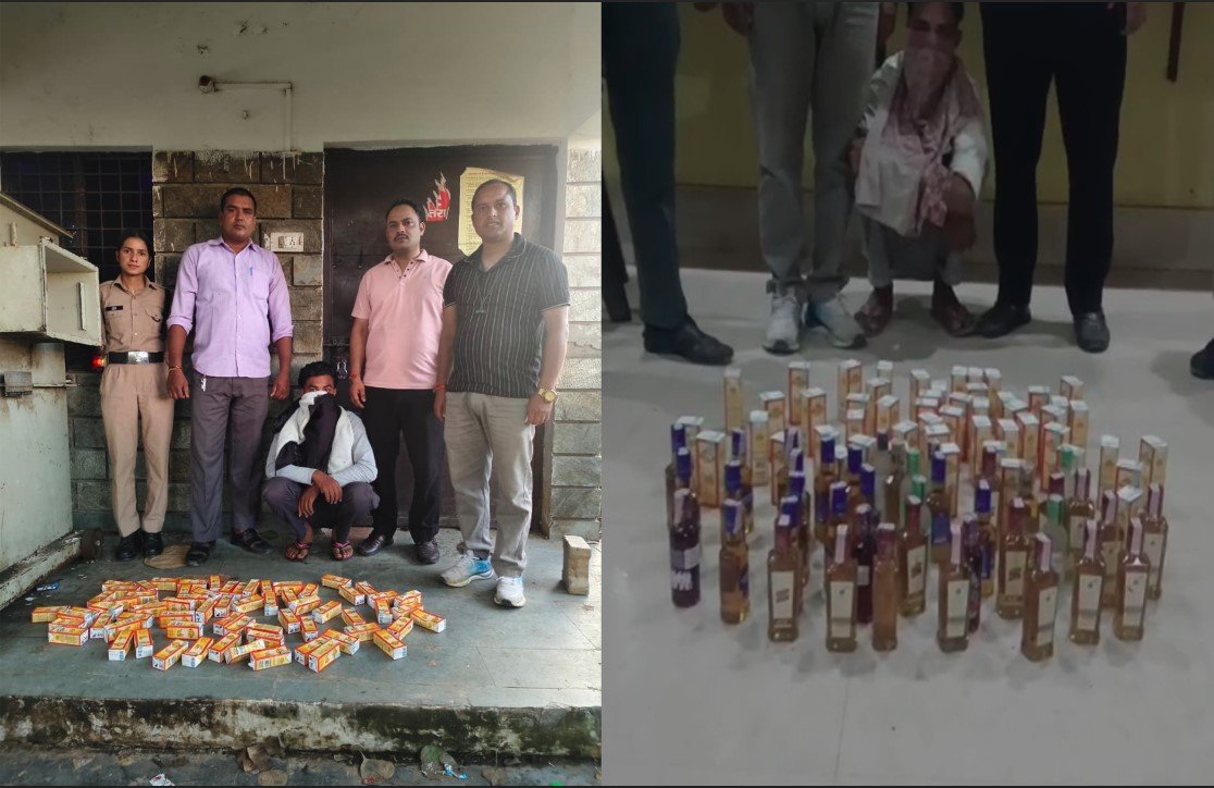 देहरादून में अवैध शराब बिक्री के खिलाफ आबकारी विभाग की बड़ी कार्रवाई, 2 आरोपी गिरफ्तार